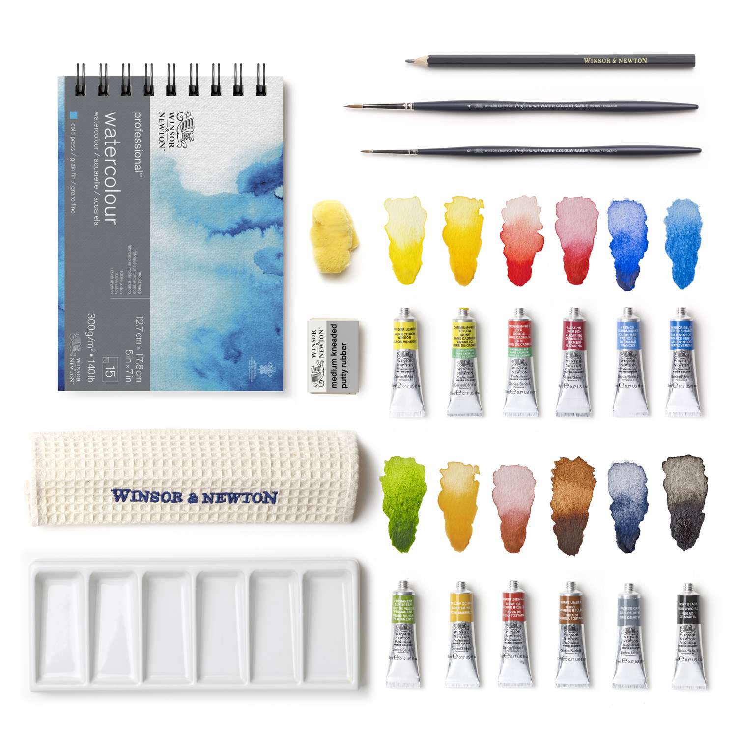 WINSOR NEWTON PROFESSIONAL Aquarelverf 12 7 Studioset