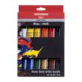 Royal Talens | AMSTERDAM Expert Series — Introset II, 12 kleuren, 12 x tube 20 ml, set