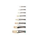 WINSOR & NEWTON™ | WINTON penselen varkenshaar voor olie- en acrylverf, formaat lang en plat, 4, 6,50