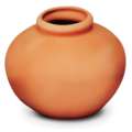 gietvorm "Vase", dikbuikig, d 18 cm, hoogte 15 cm