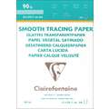 Clairefontaine Transparantpapier 90-95 gr/m², DIN A4, 21 cm x 29,7 cm, 50 vel, A4, 90 g/m², blok (eenzijdig gelijmd)