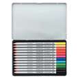 STAEDTLER® | karat® Aquarel kleurpotloden in metalen doos, set 12 st.