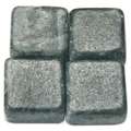 Marmeren mozaïek steentjes, set, 10 mm x 10 mm x 8 mm — ca. 120 steentjes (250 g), Nero Lavica, 1. Inhoud: ca. 120 steentjes (250 g)