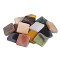 Marmeren mozaïek steentjes, set, 15 mm x 15 mm x 8 mm — ca. 50 steentjes (250 g), Mix, 2. Inhoud: ca. 50 steentjes (250 g)