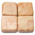 Marmeren mozaïek steentjes, set, 10 mm x 10 mm x 8 mm — ca. 120 steentjes (250 g), Pink Cream, 1. Inhoud: ca. 120 steentjes (250 g)