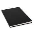 KUNST & PAPIER Schetsboeken, DIN A4, 21 cm x 29,7 cm, 100 g/m², A4 / Black / Portrait / 100gsm