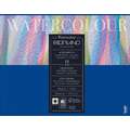 FABRIANO® Watercolour aquarelpapier, 18 cm x 24 cm, fijn, 300 g/m², blok met 12 blad, kopgelijmd