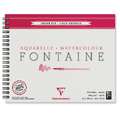 Clairefontaine FONTAINE spiraalblok, grain fin, 24 cm x 30 cm, 300 g/m², fijn, blok, spiraalgebonden