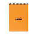 RHODIA® | Classic NOTEPAD oranje — spiraalblok, 80 g/m², glad