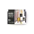 Liquitex® | BASICS™ acrylverf ○ 22 ml — 6-introsets, 6 kleuren — METALLIC & IRIDESCENT, set