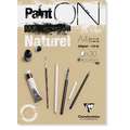 Clairefontaine | Paint ON Naturel - multi-papier, DIN A4, 21 cm x 29,7 cm, 250 g/m², 1 stuk, 1. Blok met 30 vel