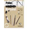 Clairefontaine | Paint ON Naturel - multi-papier, DIN A5, 14,8 cm x 21 cm, 250 g/m², 1 stuk, 1. Blok met 30 vel