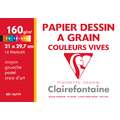 Clairefontaine Etival tekenpapier assortiment, DIN A4, 21 cm x 29,7 cm, ruw|mat