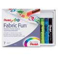 Pentel Arts® Fabric Fun® textielverf krijt, set, 7-delig