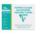 Clairefontaine Kalkpapier 70-75 gr/m², 24 cm x 32 cm, 20 vel, formaat 24 cm x 32 cm, 70/75 g/m²