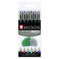 SAKURA | PIGMA MICRON™ fineliner — 6-sets, basiskleuren - lijndikte 0,25 mm