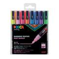 UNI POSCA Glitter Marker PC-3ML, sets 8-delig, 0,9-1,3 mm, conische punt