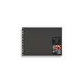 FABRIANO® BLACK DRAWING schetsboek, A5, 14,8 cm x 21 cm, 190 g/m², mat, schetsboek