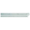 RUMOLD | stalen liniaal, zwaardere uitvoering, 600 mm x 26 mm x 1 mm