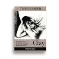 FABRIANO® | TONED PAPER Clay tekenpapier — blok, DIN A3, 29,7 cm x 42 cm, 120 g/m², glad, blok (eenzijdig gelijmd)