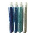 Glitter ultrafijn set van 4, blauw