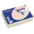 Clairefontaine | Trophée printerpapier — gekleurd assorti, DIN A4, 21 cm x 29,7 cm, 160 g/m², pak van 250 stuks, Pastelkleuren