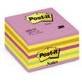 3M Post-it® kubusblok zelfplakkende papierblaadjes, pink+oranje