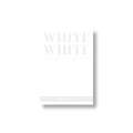 Papier FABRIANO® White White, DIN A3, 29,7 cm x 42 cm, 300 g/m², mat, blok met 20 vel, 300 g/m2