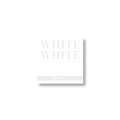 Papier FABRIANO® White White, 20 cm x 20 cm, 300 g/m², mat, blok met 20 vel, 300 g/m2