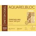 Schut | Terschelling aquarelpapier - blok, 18 cm x 24 cm, 300 g/m², Classic, fijn