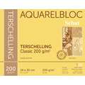 Schut | Terschelling aquarelpapier - blok, 24 cm x 30 cm, 200 g/m², Classic, fijn