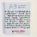 KHADI PAPERS | Aquarelpapier ○ handgeschept — losse vellen & pakken, DIN A3, 29,7 cm x 42 cm, medium, pak van 10 stuks, 7. Gramsgewicht: 640 g/m² — pak met 10 vel