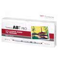 Tombow® ABT PRO marker - 12-delige sets, Basic colours