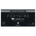 Clairefontaine | FONTAINE® aquarelblok — zwart, 20 cm x 40 cm, 300 g/m², fijn, 2. Blok met 15 vel — vierzijdig gelijmd