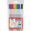 STABILO® | Pen 68 viltstift — sets, 10 kleuren, set