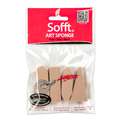 PanPastel® | SOFFT® Art sponge, mix, pakje van 4 stuks