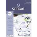CANSON® Aquareblok Imagine, fine korrel, A2, 200 g/m², blok (eenzijdig gelijmd)