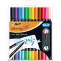BIC® | intensity® Dual Tip viltstift — sets, 12 kleuren, 0,7 mm, set