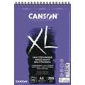 CANSON® XL Mix Media 300 gr/m² universeel papierblok, A5, 14,8 cm x 21 cm, 300 g/m², mat, blok, spiraalgebonden