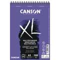 CANSON® XL Mix Media 300 gr/m² universeel papierblok, DIN A5, 14,8 cm x 21 cm, 300 g/m², mat, blok, spiraalgebonden