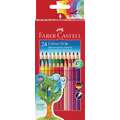 FABER CASTELL Colour Grip 2001 kleurpotloden set, 24 kleurpotloden in kartonnen etui