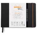 RHODIA® | Touch CALLIGRAPHER BOOK — hardcover, 16 cm x 21 cm, 250 g/m², glad, 2. Landschap = liggend formaat
