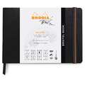 RHODIA® | Touch BRISTOL BOOK — softcover, DIN A5, 14,8 cm x 21 cm, 205 g/m², glad, 2. Landschap = liggend formaat