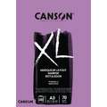 Canson XL Marker tekenblok, 70g, DIN A3, 29,7 cm x 42 cm, 70 g/m², satiné, blok (eenzijdig gelijmd) 100 vellen