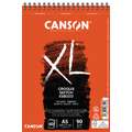 CANSON® XL® Schets- en Studieblok, 14,8 cm x 21 cm, blok, spiraalgebonden, 90 g/m², 14,8 cm x 21 cm, 60 vel, staand spiral gebonden