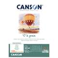 CANSON® "C" à grain® tekenpapier blok, A5, 14,8 cm x 21 cm, fijn, blok met 30 vel, 2. gramsgewicht 180 g/m²