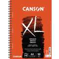 CANSON® XL® Schets- en Studieblok, DIN A4, 21 cm x 29,7 cm, blok, spiraalgebonden, 90 g/m², 21 cm x 29,7 cm, 120 vel, aan lange zijde spiraal gebonden