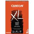 CANSON® XL® Schets- en Studieblok, 29,7 cm x 42 cm, blok, spiraalgebonden, 90 g/m², 29,7 cm x 42 cm, 120 vel, staand spiraal gebonden