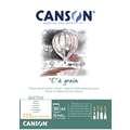 CANSON® "C" à grain® tekenpapier blok, A3, 29,7 cm x 42 cm, fijn, blok met 30 vel, 1. gramsgewicht 125 g/m²