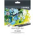 LYRA | aqua brush duo — sets, 24 kleuren, set